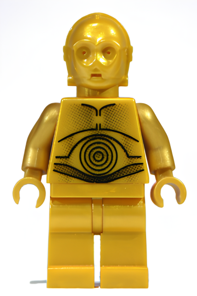 Минифигурка Lego Star Wars C-3PO - Pearl Gold with Pearl Gold Hands sw0161a